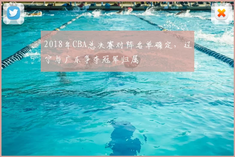 2018年CBA总决赛对阵名单确定，辽宁与广东争夺冠军归属