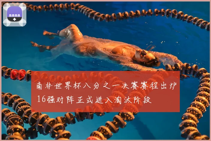 南非世界杯八分之一决赛赛程出炉 16强对阵正式进入淘汰阶段