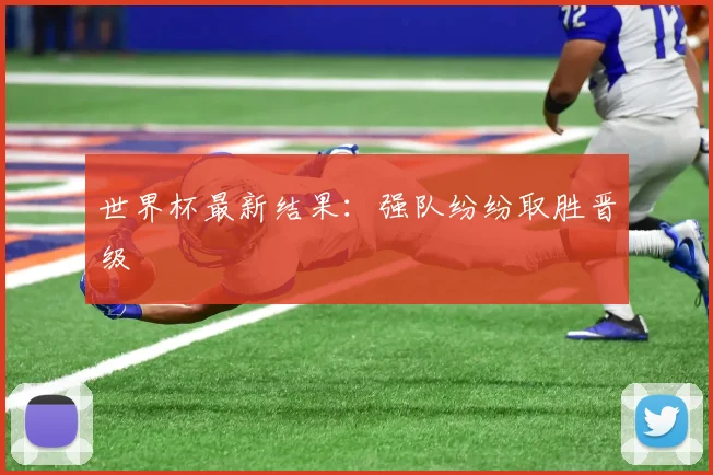 世界杯最新结果:强队纷纷取胜晋级