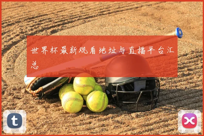 世界杯最新观看地址与直播平台汇总
